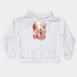 Just a couple girls Kids Hoodie